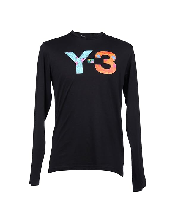 adidas/阿迪达斯 男士y3logo长袖t恤