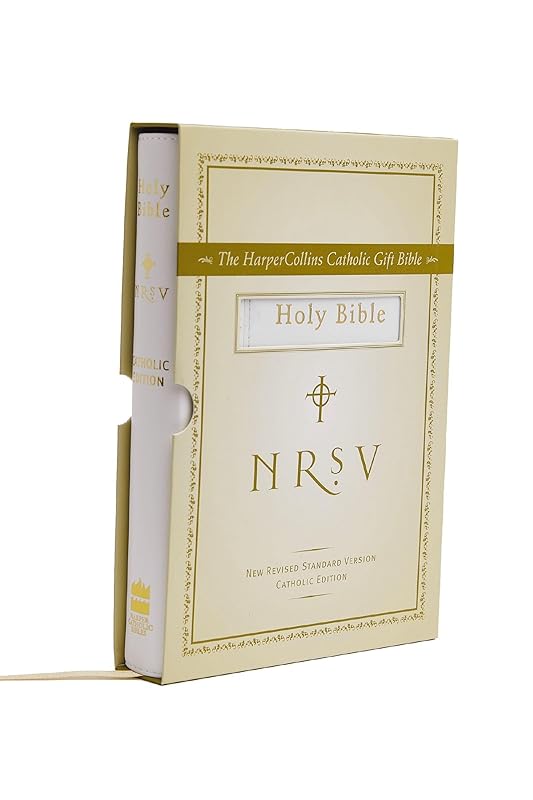 NRSV, The HarperCollins Catholic Gift Bible, Imitation Leather, White by Zondervan