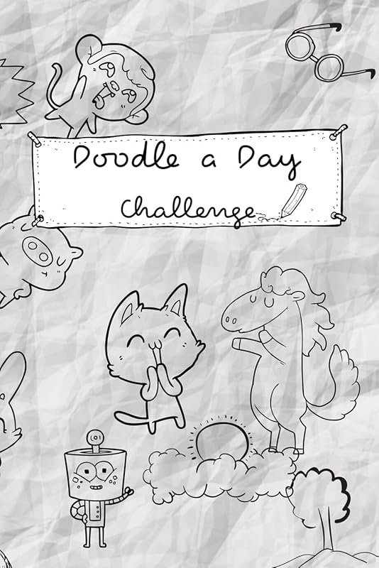 Doodle a Day Challenge: 365 Pages for a year of doodles! by Garin Bairn Creations