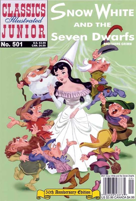 Snow White and the Seven Dwarfs, Classics Illustrated Junior, 50th Anniversary (Classics Illustrated Junior : No. 501) by Jacob Grimm