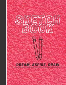 Sketch Book: Red Foam Cover - 8.5 x 11 Inches. 120 Pages of Use For Kids, Teens and Professionals - Drawing and Sketching. by Uncle Sams B.P.