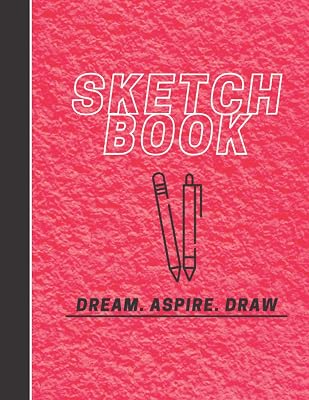 Sketch Book: Red Foam Cover - 8.5 x 11 Inches. 120 Pages of Use For Kids, Teens and Professionals - Drawing and Sketching.