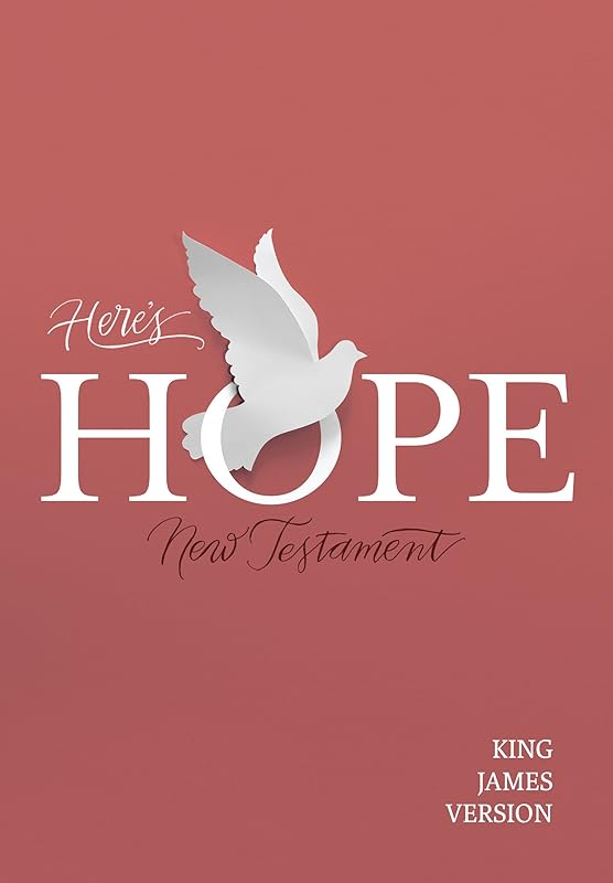 KJV Here's Hope New Testament, Black Letter, Gospel Presentation, Outreach, Evangelism, Easy-to-Read Bible Serif Type by Holman Bible Publishers
