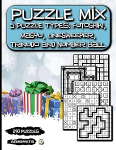 Puzzle Mix: 5 Puzzle types: Futoshiki, Masyu, Linesweeper, Trinudo and Number Ball.
