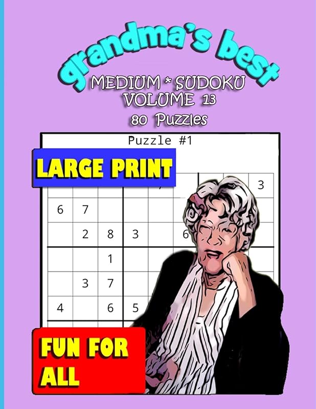 GRANDMA'S BEST MEDIUM SUDOKU: VOLUME 13 by Erika Simmons