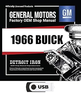 1966 Buick Shop Manuals, Sales Data & Parts Book on USB by Buick Motors Division