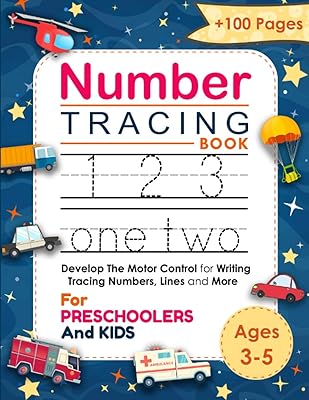 Number Tracing Book for Preschoolers and Kids Ages 3-5: Kindergarten Numbers Tracing Practice Workbook - Trace Numbers Practice for Preschool - Math ... Maths for Kids ) (Tracing Books for Kids)
