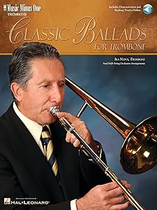 Classic Ballads For Trombone Bk/Online Audio (Music Minus One)