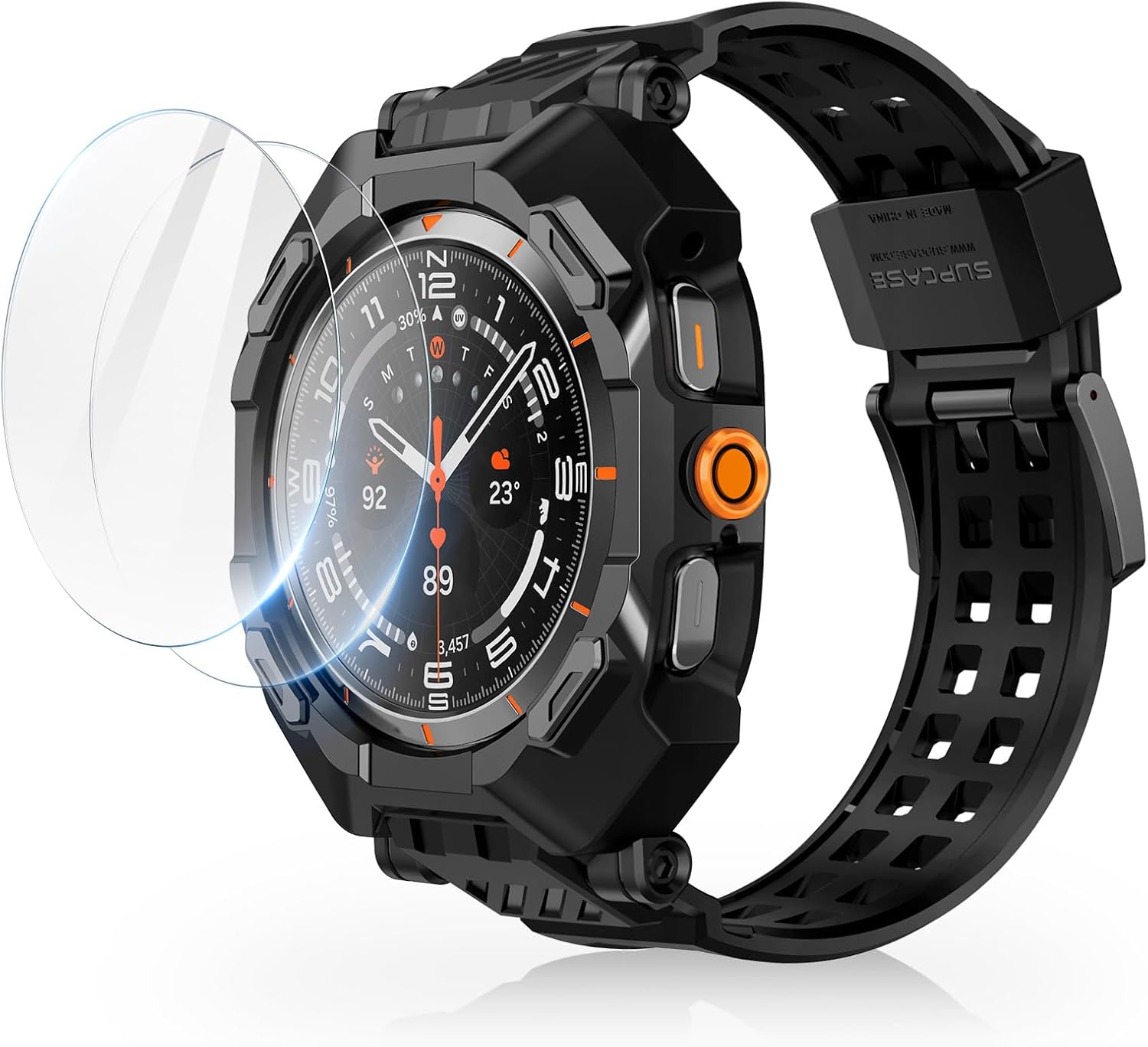 Samsung Galaxy Watch 7 Ultra [47mm] 2024, SUPCASE Shockproof Strap