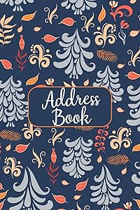 Address Book: Cute Forest Floral Design - Address Telephone Book Alphabetical Organizer with A-Z Index by Aero Creations