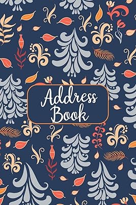 Address Book: Cute Forest Floral Design - Address Telephone Book Alphabetical Organizer with A-Z Index