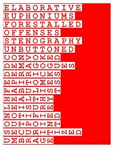 256 Cutout Crossword Puzzles Created by Francis Gurtowski