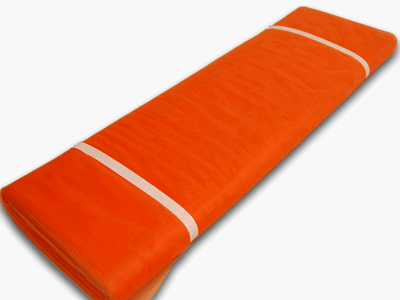 54 Inch Nylon Tulle 40 Yards in 30 Colors Perfect for Wedding Decoration, Orange