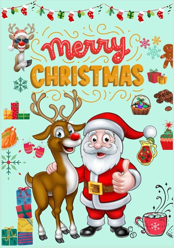 Merry Christmas Coloring Book: Merry Christmas Coloring Book for Girls, Baby, Children, Kids, Toddlers Ages 2-4,3-5,5-7,6-8,4-8 Year Old, Perfect ... Books for the Whole Family (Christmas Books) by Benjamin Wise
