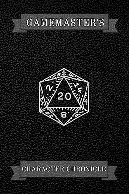 Gamesmasters Character Chronicle: Fantasy Style Roleplay Game, Character Chronicle. 140 pages