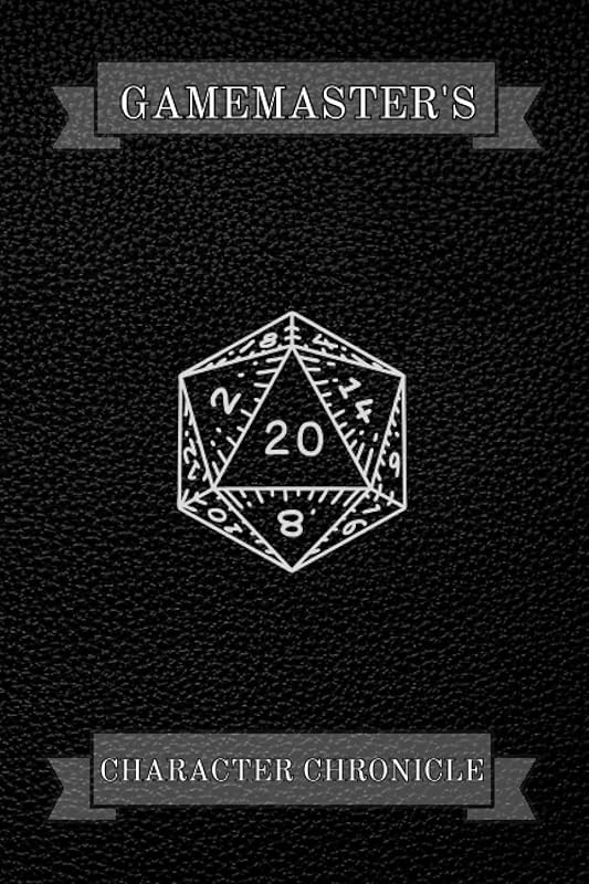 Gamesmasters Character Chronicle: Fantasy Style Roleplay Game, Character Chronicle. 140 pages by G B Tierney