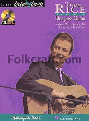 Tony Rice Teaches Bluegrass Guitar Book/Online Audio