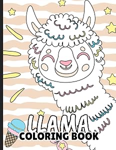 Llama Coloring Book: Animal Coloring Book With 48 Unique Illustrations. Great Coloring Books For Kids by Today We Color