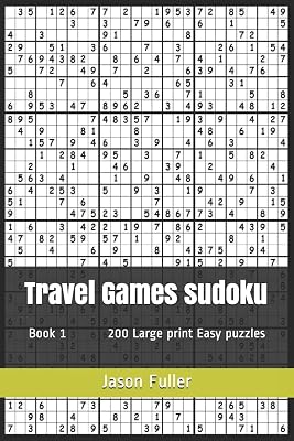 Travel Games sudoku: Book 1 200 Large print Easy puzzles