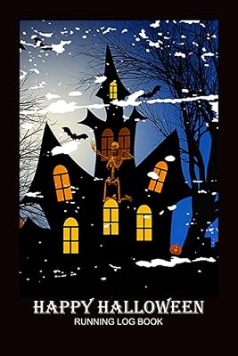 Happy Halloween Running Log Book Gifts for Genealogy.: Vintage Cover Running Log Book, Best Gift for Halloween Party Home, School or Everywhere and Everyone. (Cover Design No.036.)