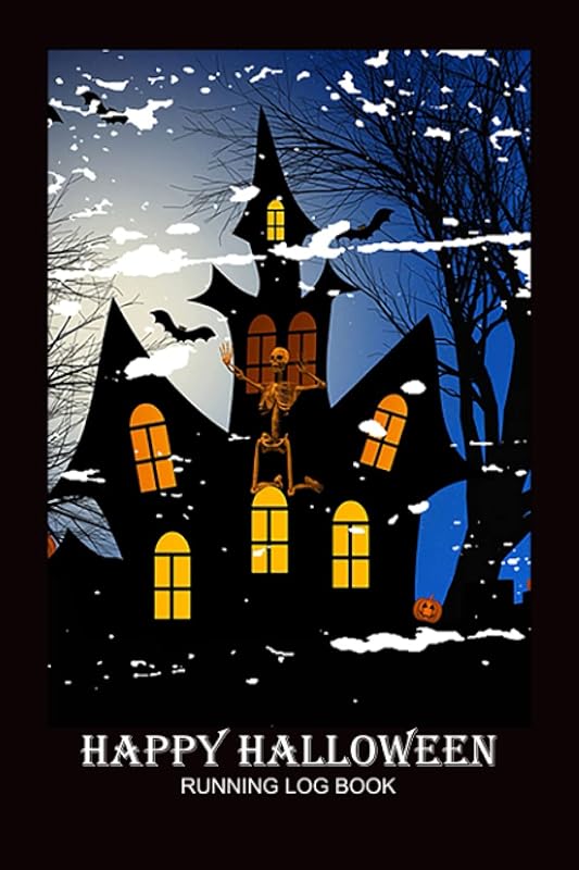 Happy Halloween Running Log Book Gifts for Genealogy.: Vintage Cover Running Log Book, Best Gift for Halloween Party Home, School or Everywhere and Everyone. (Cover Design No.036.) by MOLLY G.