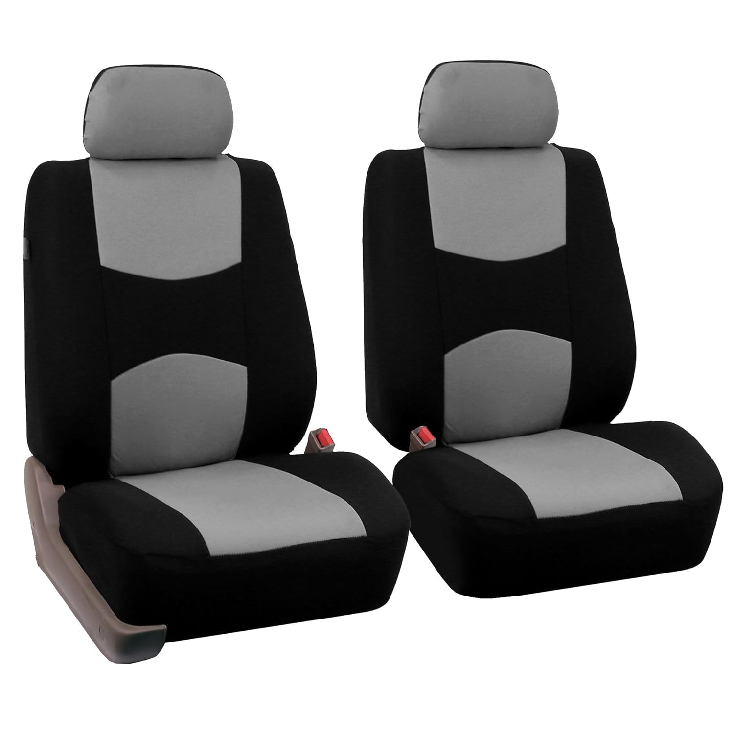 

Universal Bucket Seat Cover - Set of 2 Fb050 Gray/black Front Seatcover