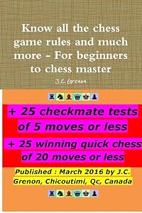 Know all the chess rules and much more by J.C. Grenon