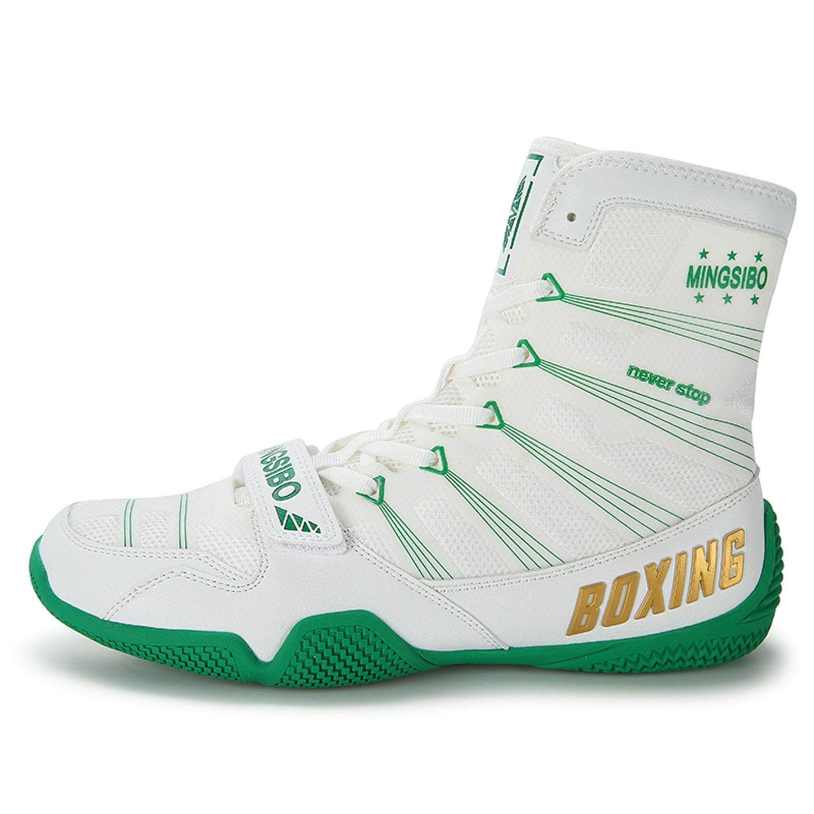 Wrestling Boxing Boots For Men Youth Women Lightweight Breathable Non-Slip Fighting Sports Gym Training Footwear_vogvips.com
