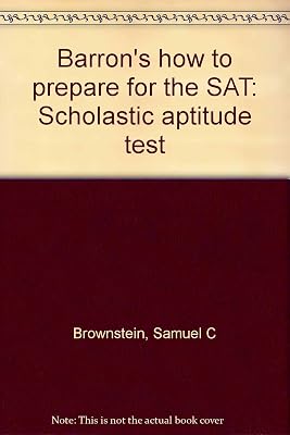 Barron's how to prepare for the SAT: Scholastic aptitude test
