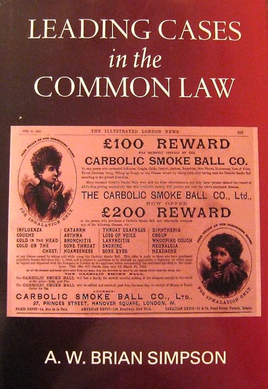 Leading Cases in the Common Law by A. W. Brian Simpson