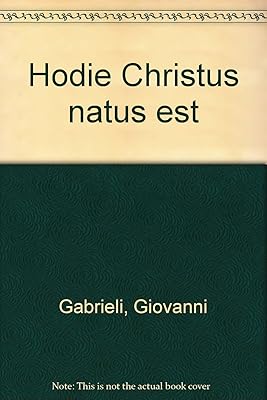 Today Christ is born: Weihnachtsmotette. mixed choir (SSAAT/ATBBB) and basso continuo; instruments ad libitum. Jeu de parties.