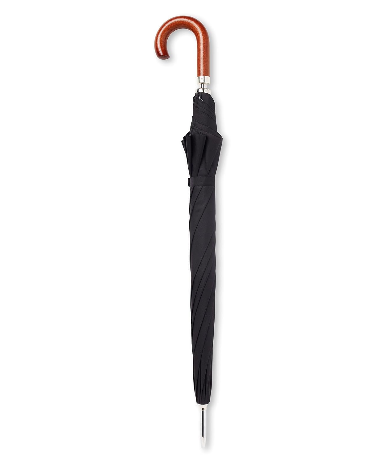 

Savile Row Men's Black Automatic Windproof Walking Umbrella
