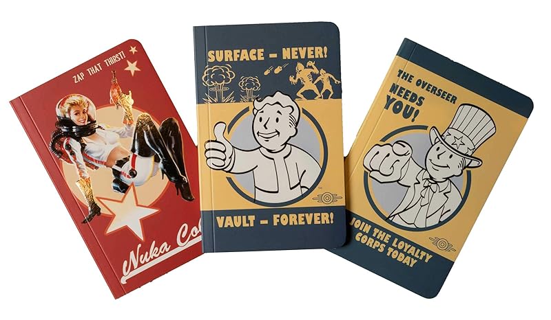 Fallout Pocket Notebook Collection (Set of 3) (Gaming) by Insight Editions