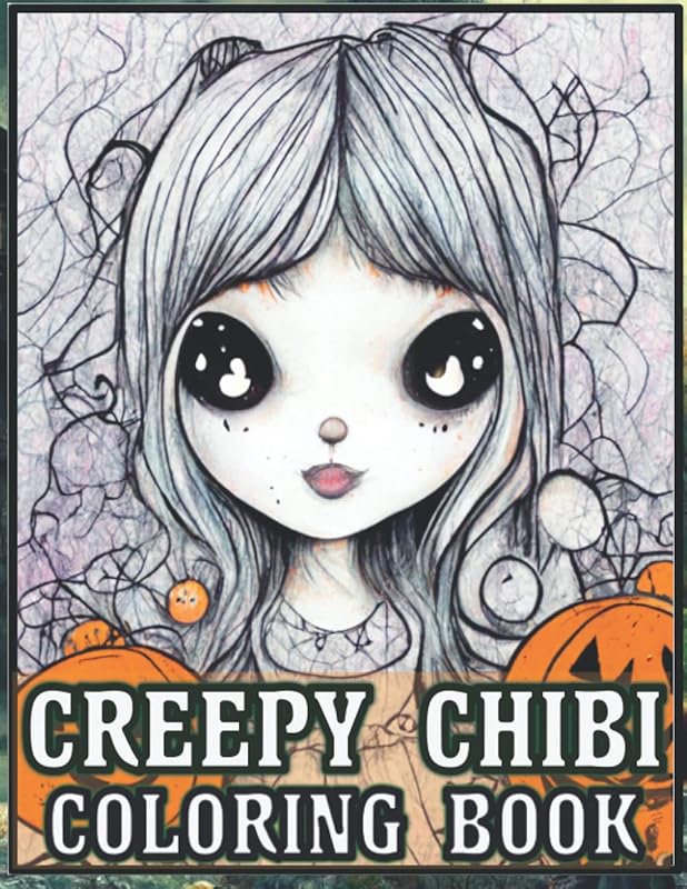 Creepy Chibi Coloring Book: Chibi And Horror, Kawaii And Creepy, Everything Is In This Book, 50 Coloring Pages To Stress Relief and Relaxation For All Colorists by Brittany Hitchcock