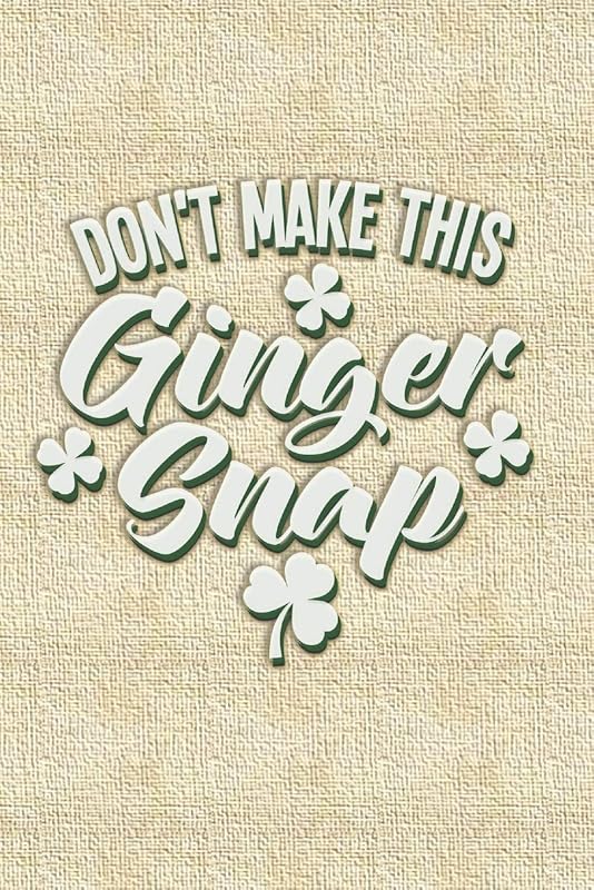 Don’t Make This Ginger Snap Dot Grid : 6 x 9 Journal by 5Star Bonus