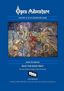 Open Adventure Basic Rulebook (Paperback) by Kyle Mecklem