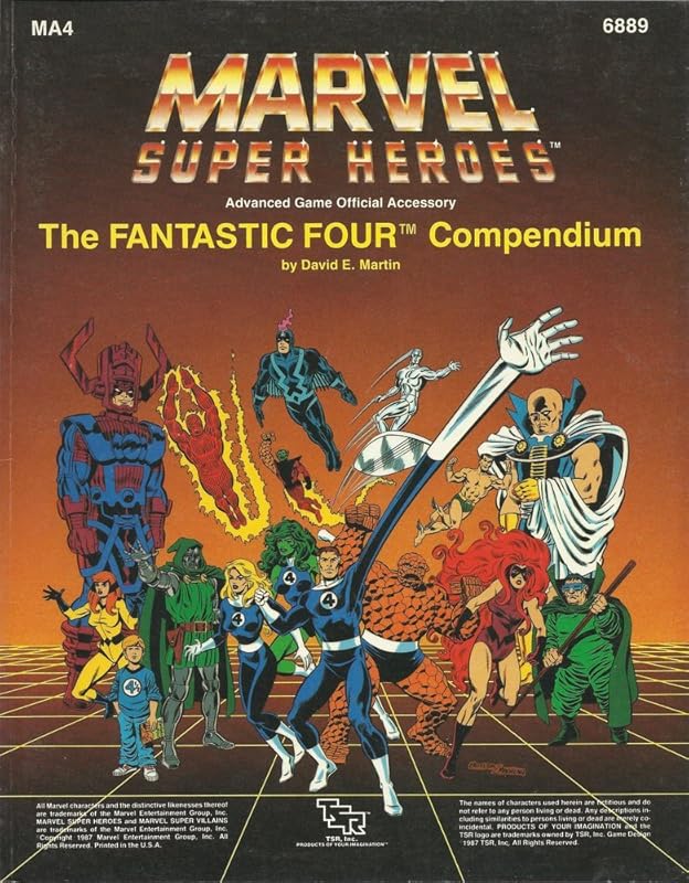 The Fantastic Four Compendium (Marvel Super Heroes, Ma4) by David Martin