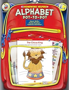 Alphabet Dot-to-Dot, Grades PK - 1 (Homework Helper)