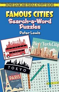 Famous Cities Search-a-Word Puzzles (Dover Kids Activity Books)