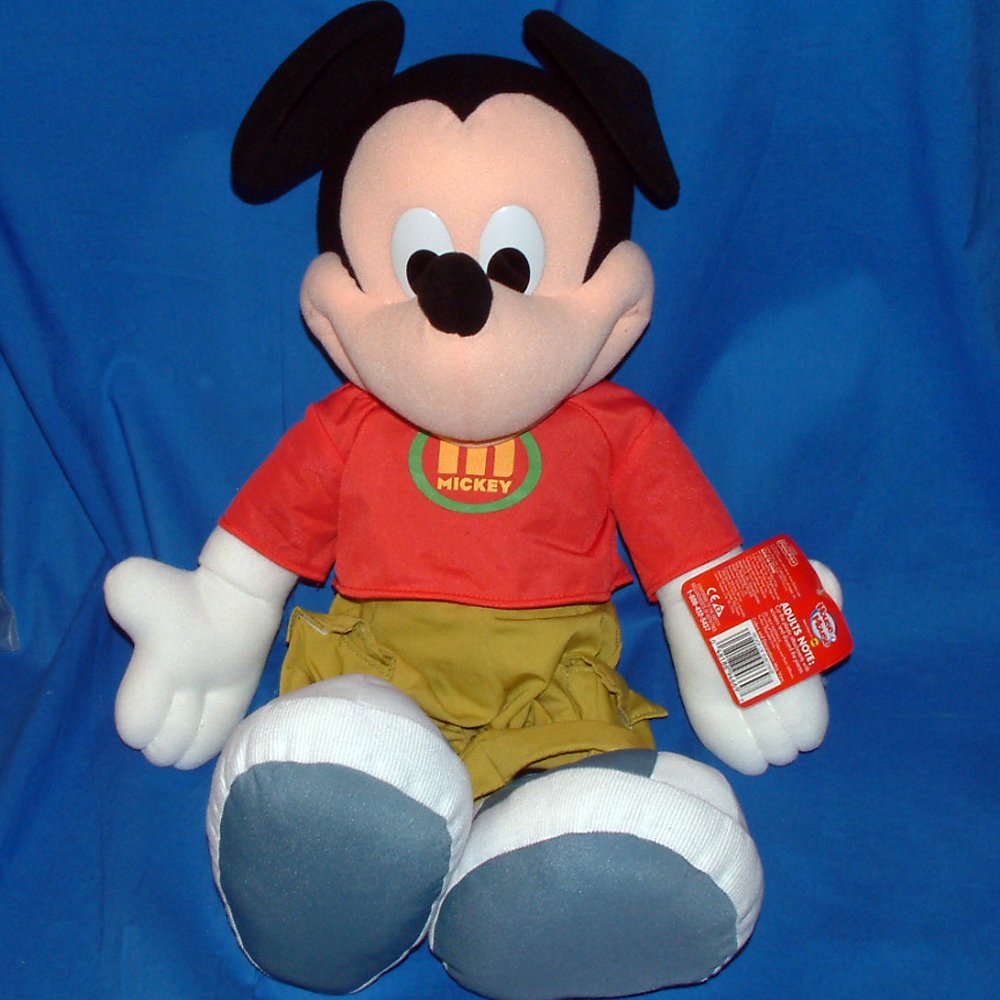 迪士尼/disney 老鼠米奇大毛绒娃娃 house of mouse large plush