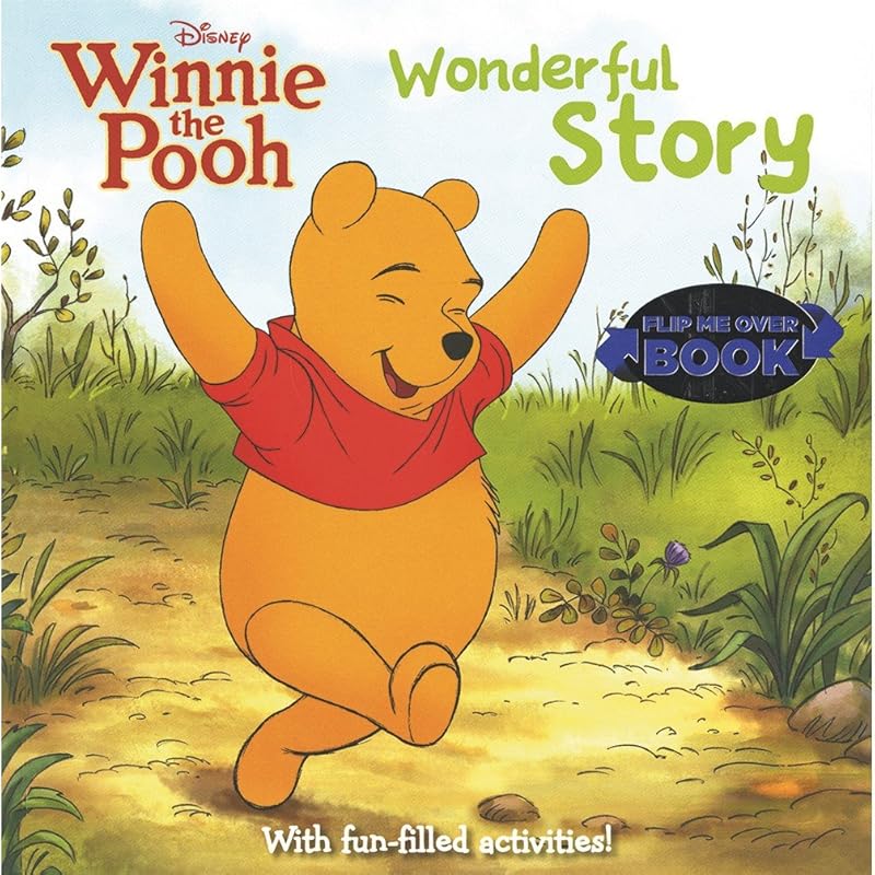 Disney Winnie the Pooh Flip Me Over - Activity and Story Book by Parragon Books