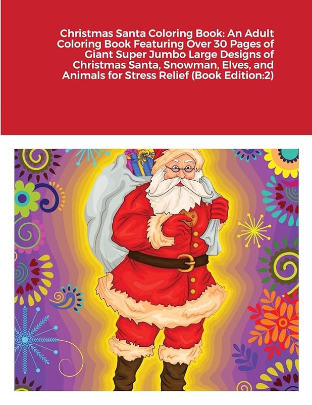 Christmas Santa Coloring Book by Beatrice Harrison