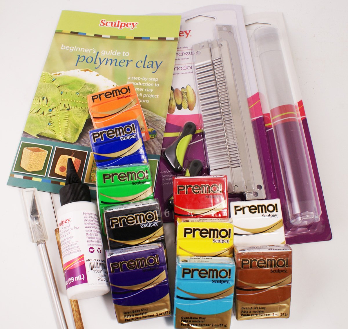 

Polymer Clay Jewelry and Beadmaking Kit