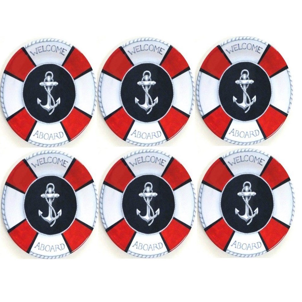 

Keller-Charles Melamine Appetizer Plates, Box of 6