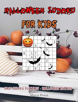 Halloween Sudoku For Kids: Halloween Sudoku For Kids