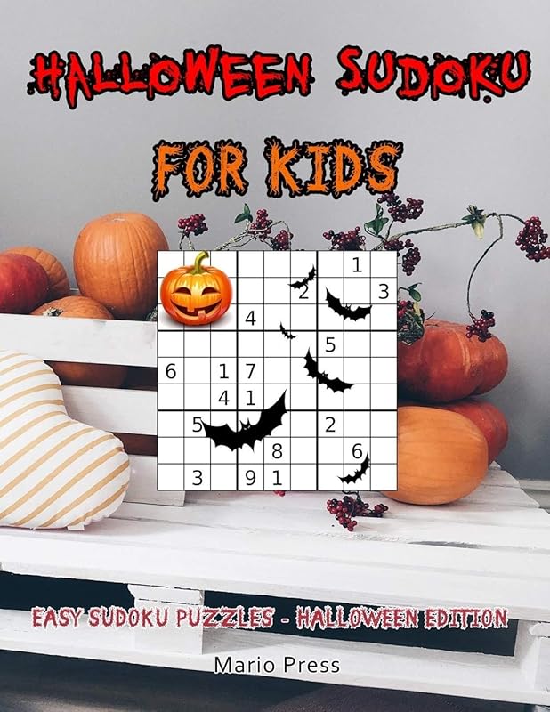 Halloween Sudoku For Kids: Halloween Sudoku For Kids by Mario Press