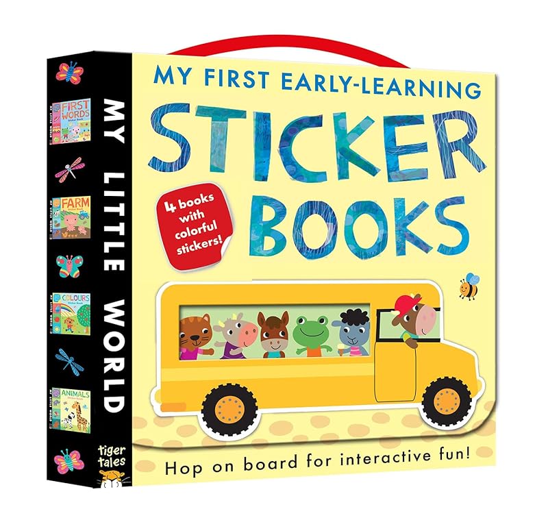 My First Early-Learning Sticker Books Boxed Set (My Little World) by Jonathan Litton