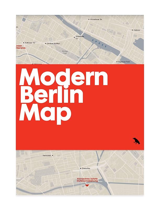Modern Berlin Map: Guide to 20th Century Architecture in Berlin (Blue Crow Media Architecture Maps) by Matthew Tempest