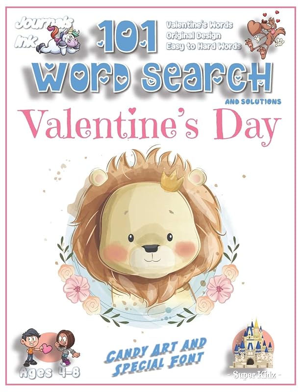 101 Word Search for Kids: SUPER KIDZ Book. Children - Ages 4-8 (US Edition). Custom Themed Words & Cute Candy Art Interior. 101 Puzzles & Solutions. ... for a fun activity gift! (Superkidz - WSJ21) by Journals Ink.