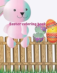 Easter coloring book: 50 beautiful and cute Easter Coloring Pages Book for Kids Ages 2-14 | Kindergarten, Toddlers, Preschool and Young Children | ... 8.5" * 11" | 100 pages | Great Gift for kids by Kavitanvay Paper Press